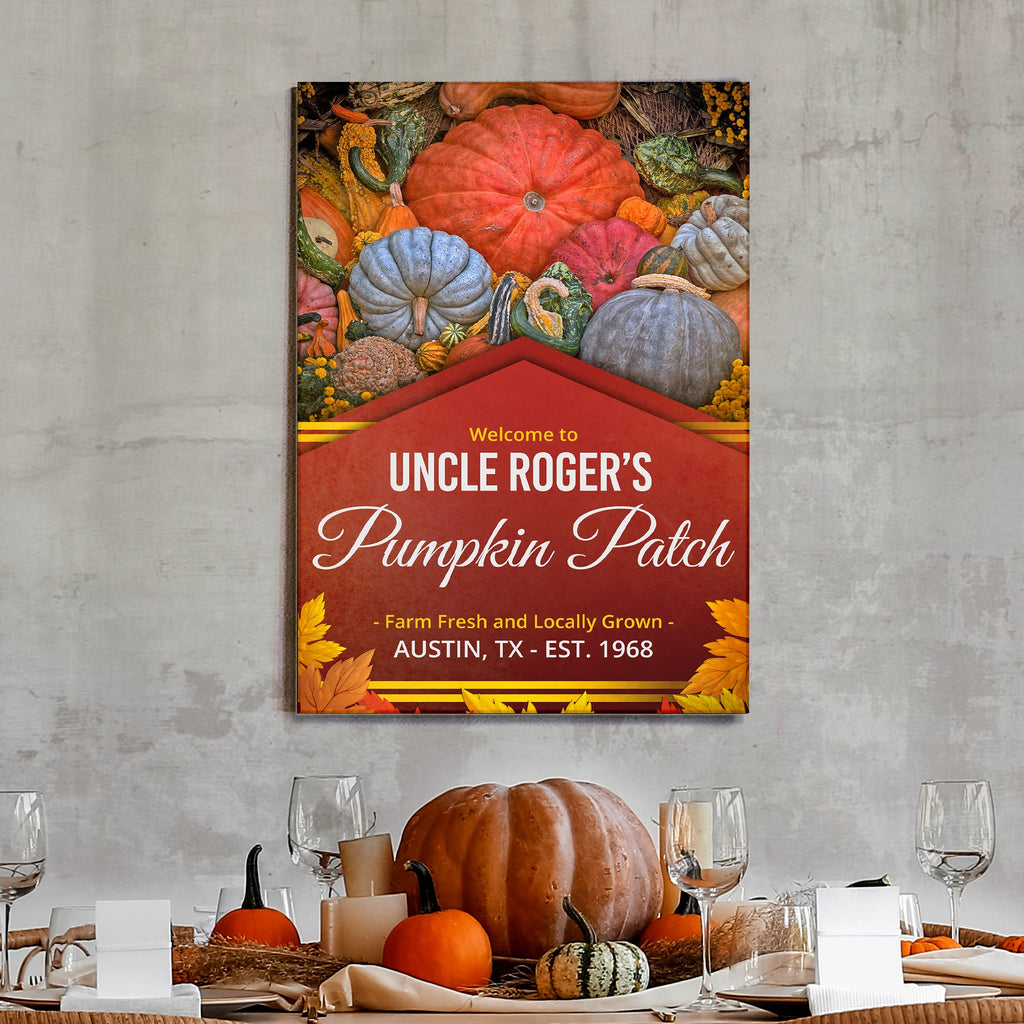 Pumpkin Patch Sign V