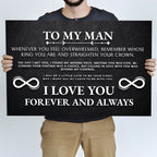 To My Man Father's Day Gift Sign II