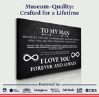 To My Man Father's Day Gift Sign II