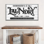 Laundry Room Sign IX