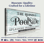 Personalized Poolside Sign