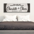 Personalized Happily Ever After Couple Sign III