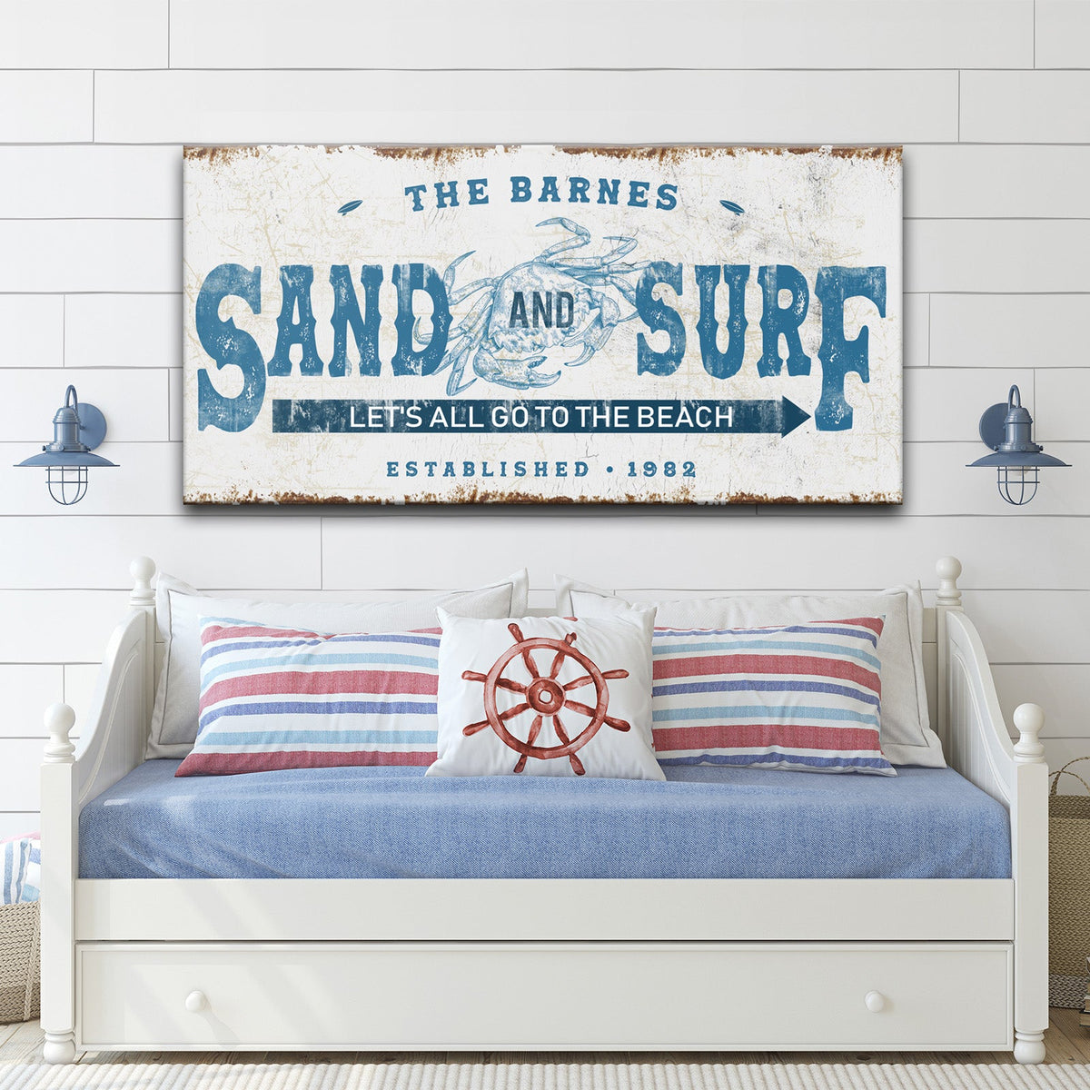Sand And Surf Sign
