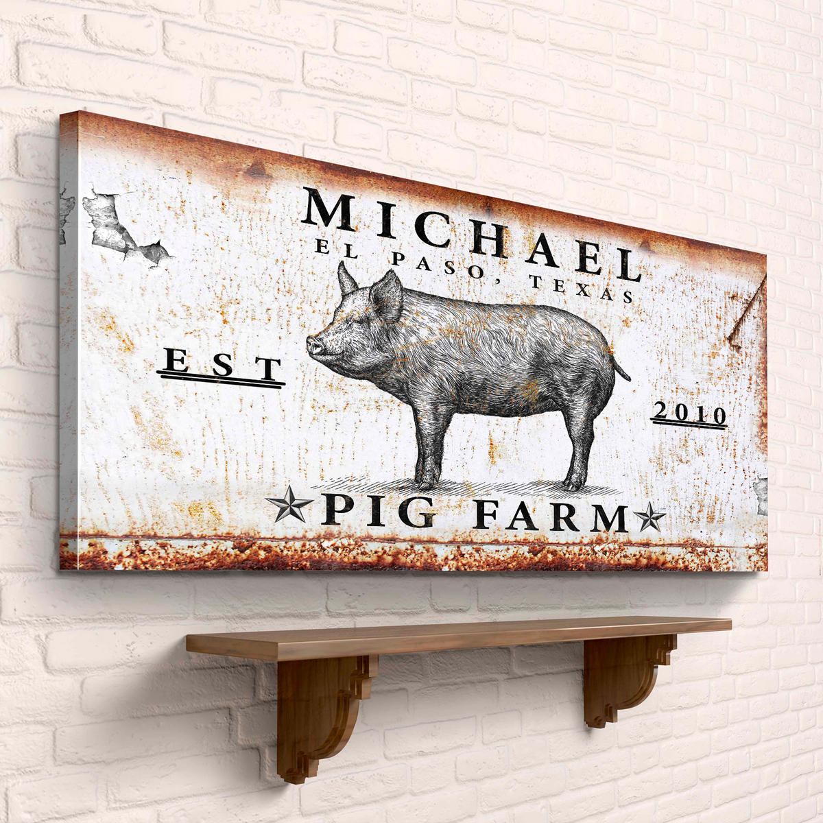 Pig Farm Sign