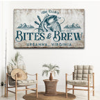 Bites and Brews Sign