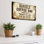 Therapy In A Cup Coffee Bar Sign