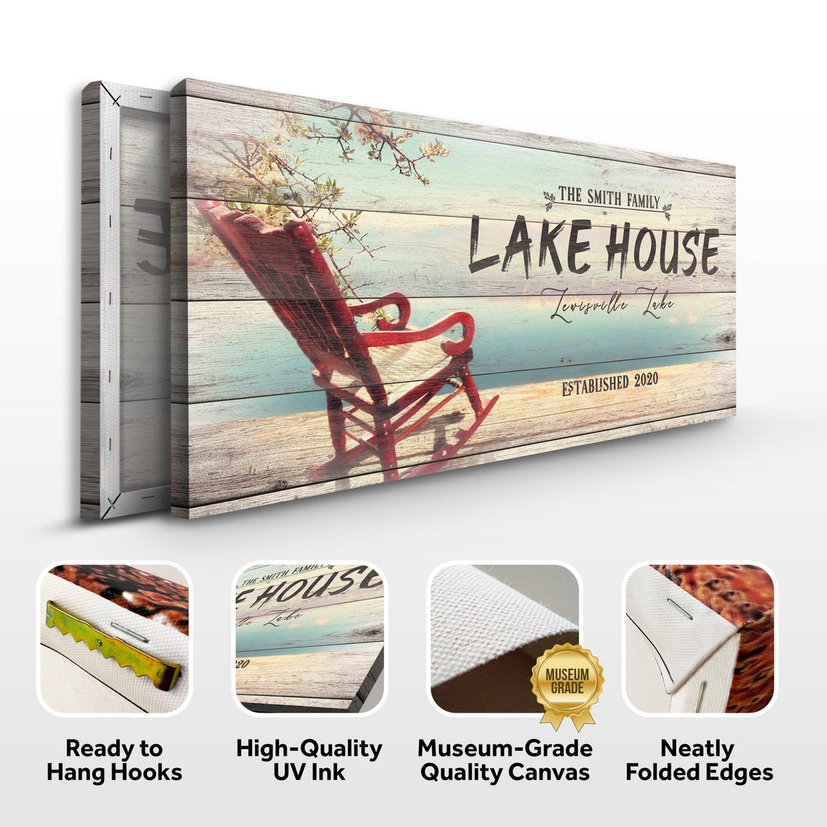 Vintage Lake House Sign