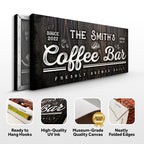 Family Coffee Bar Sign