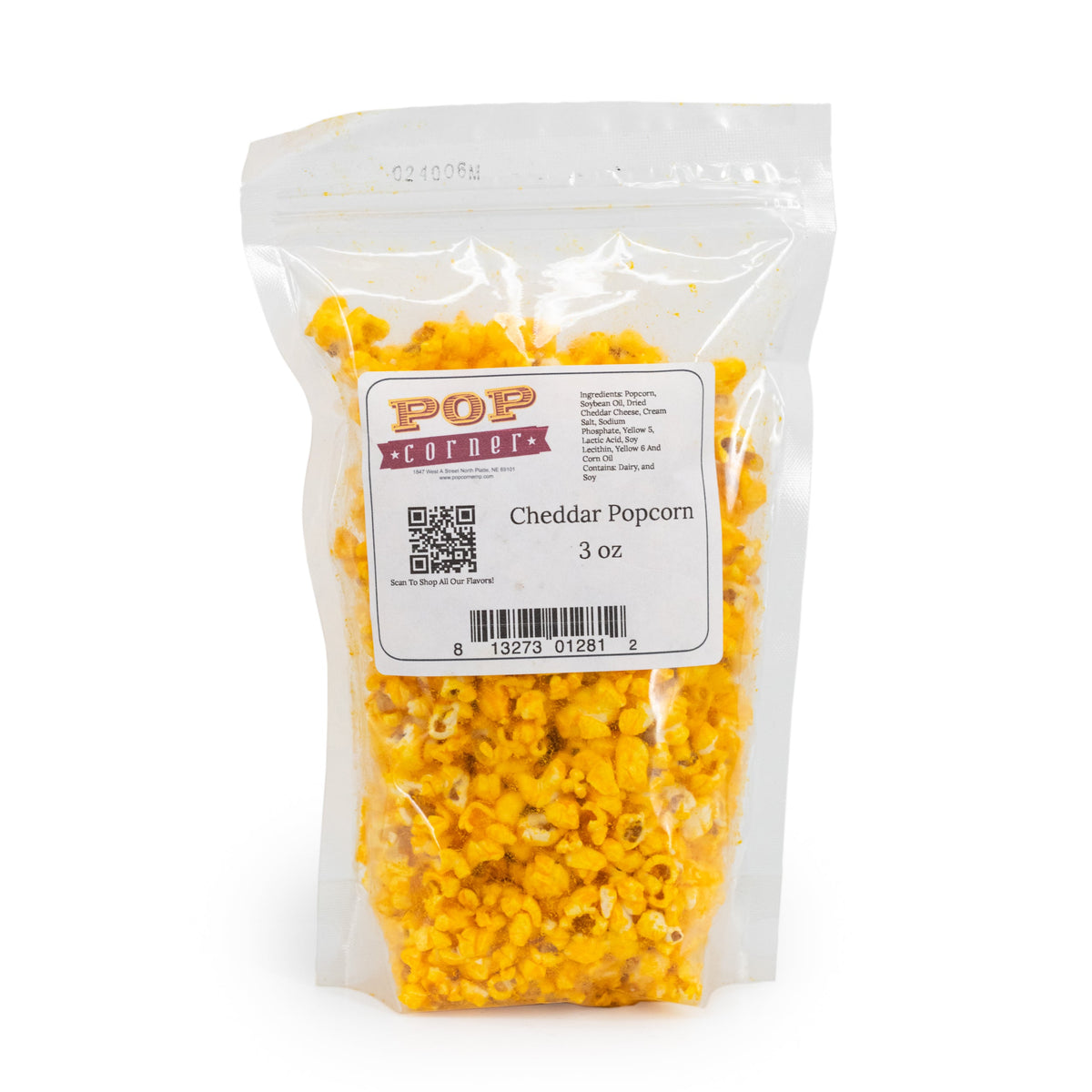 Cheddar Popcorn | Pack of 3 | 3 oz | Pop Corner