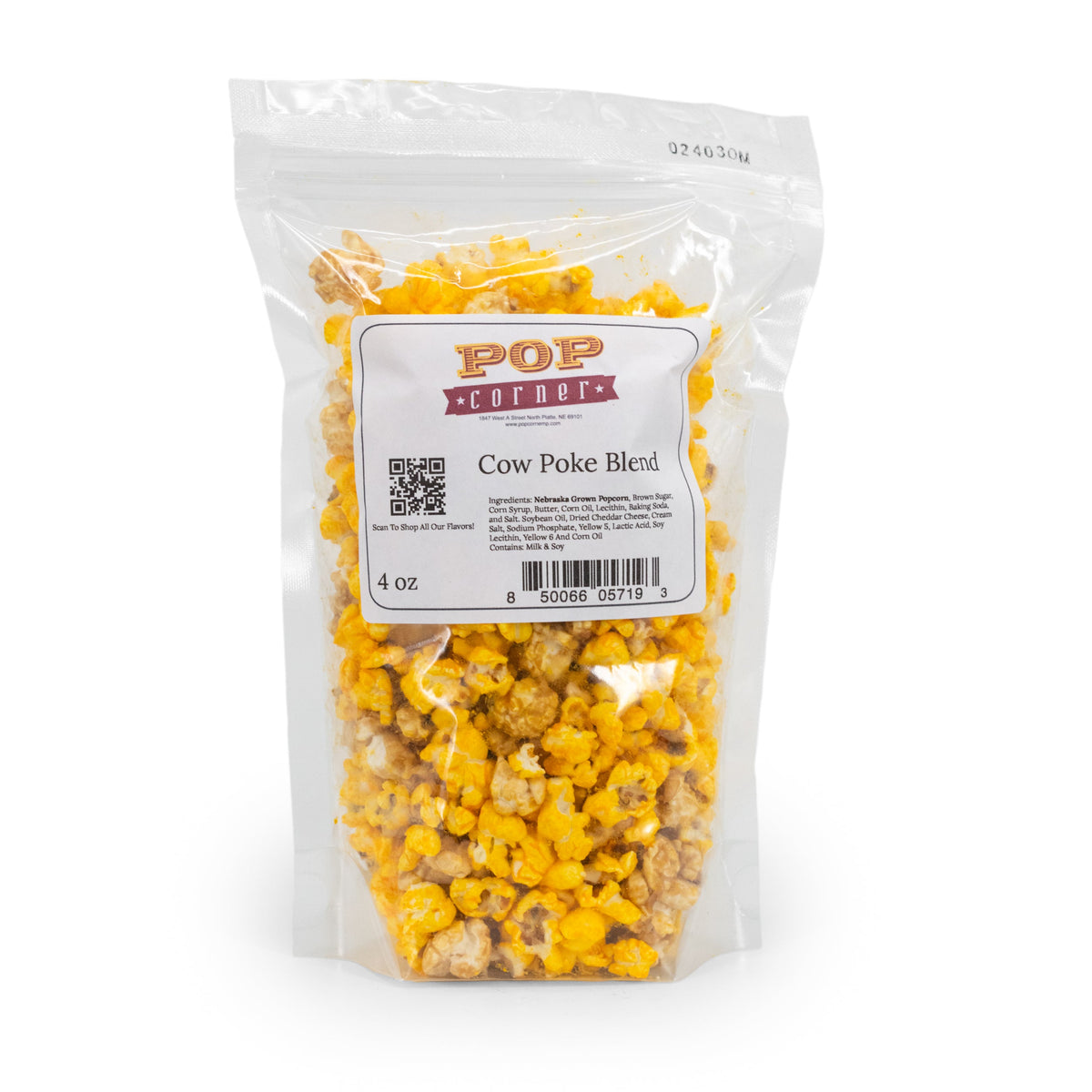 Cow Poke Caramel & Yellow Popcorn Blend | 4 oz | Pop Corner