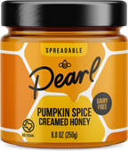 Pumpkin spice creamed honey