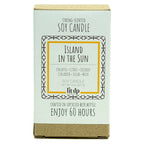 Island in the Sun 8 oz. soy candle in upcycled beer bottle | Pineapple, Coconut, Citrus
