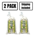 White Butterfly Popped Popcorn | Pack of 2 | 1.5 oz | Non-GMO | Shipping Included | Gold Dust Kettle Corn