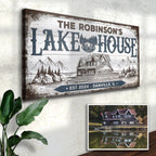 Personalized Lake House Sign II