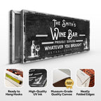 Personalized Wine Bar Sign