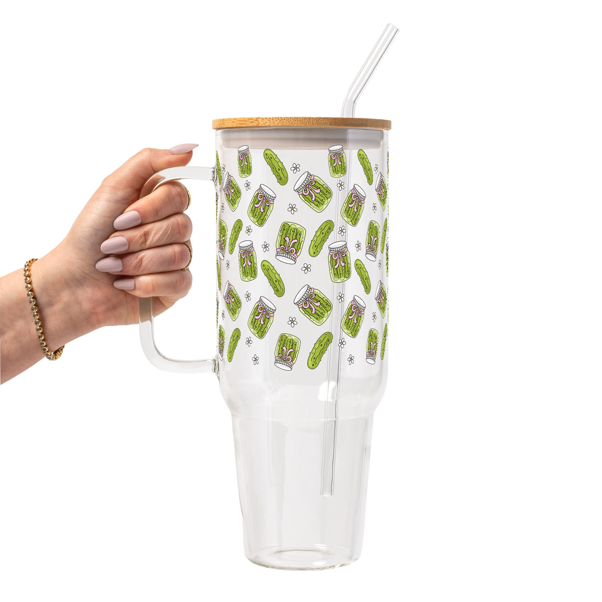 Coquette Pickle Glass Cups