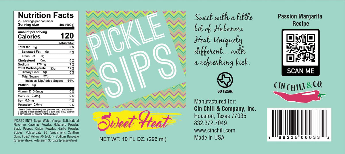 Pickle Sips® – Sweet Heat 10 fl oz