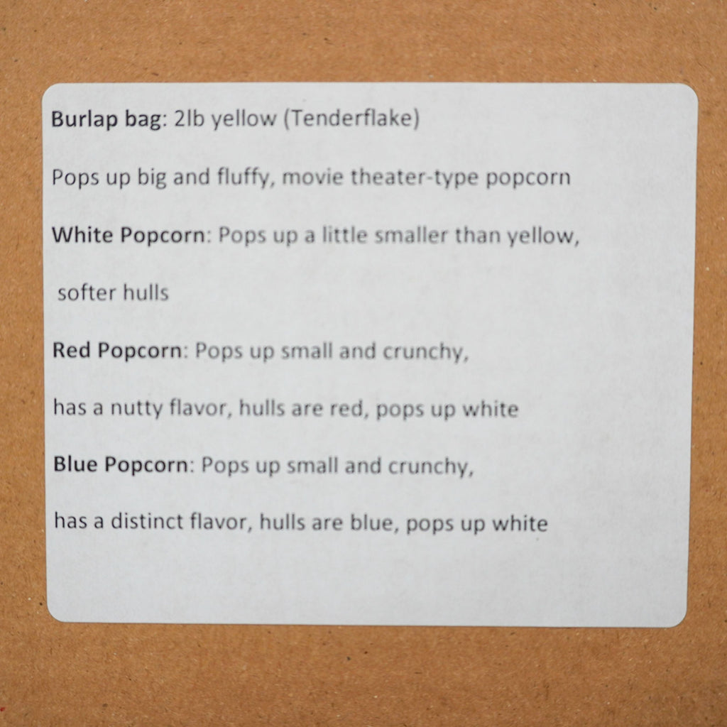 Popcorn Gift Box Set | 2 lb Bags | Non-GMO | Multiple Kinds | Popcorn County USA | North Loup Valley