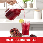 Dried Hibiscus Flowers 5 oz – Loose Leaf Hibiscus Tea | Akshit