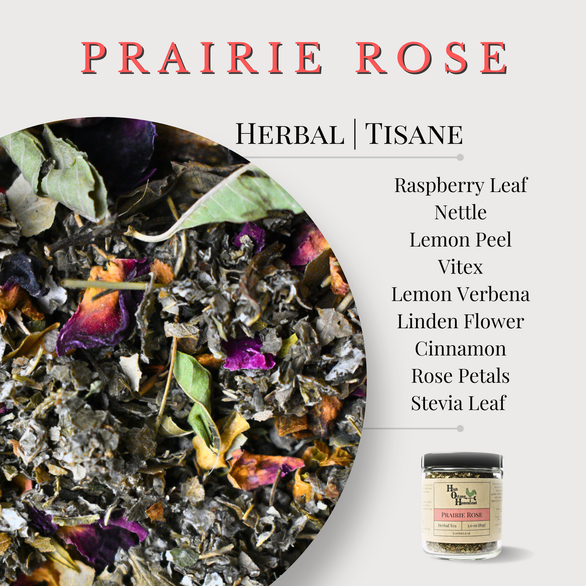 Prairie Rose | Herbal | Loose-leaf Tea