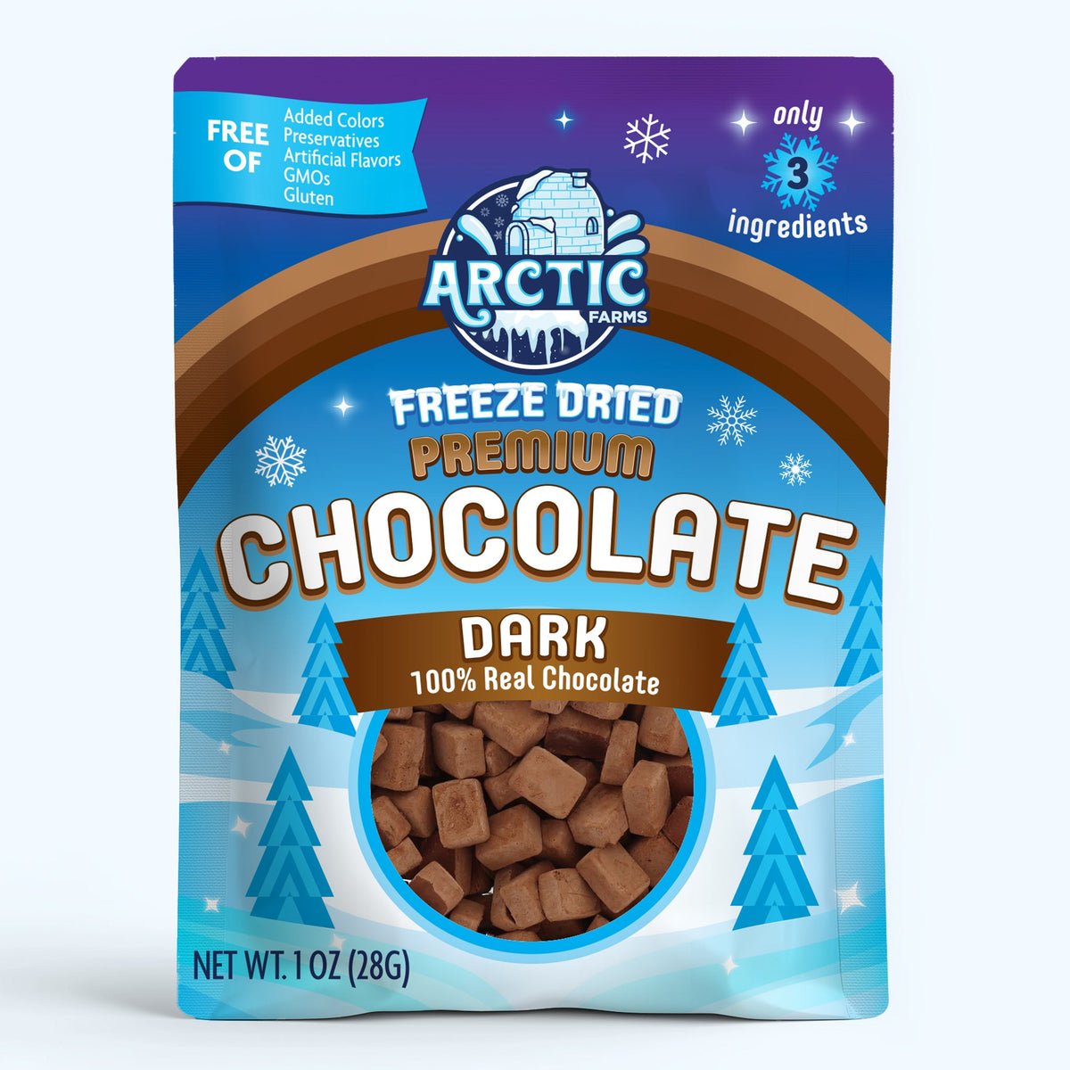 Freeze Dried Premium Organic Dark Chocolate