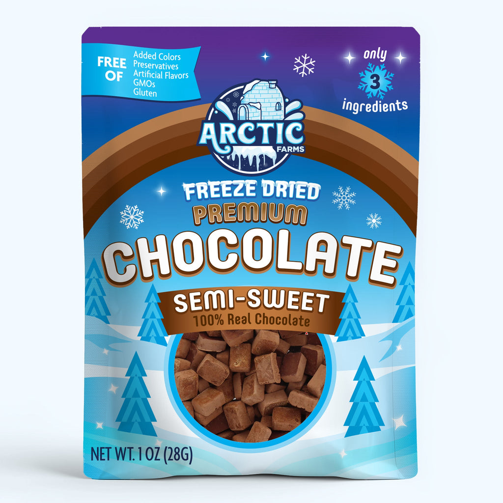 Freeze Dried Premium Organic Semi-Sweet Chocolate