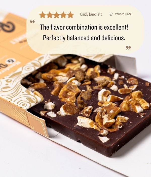 Coconut Caramel & Crushed Cashew Bark