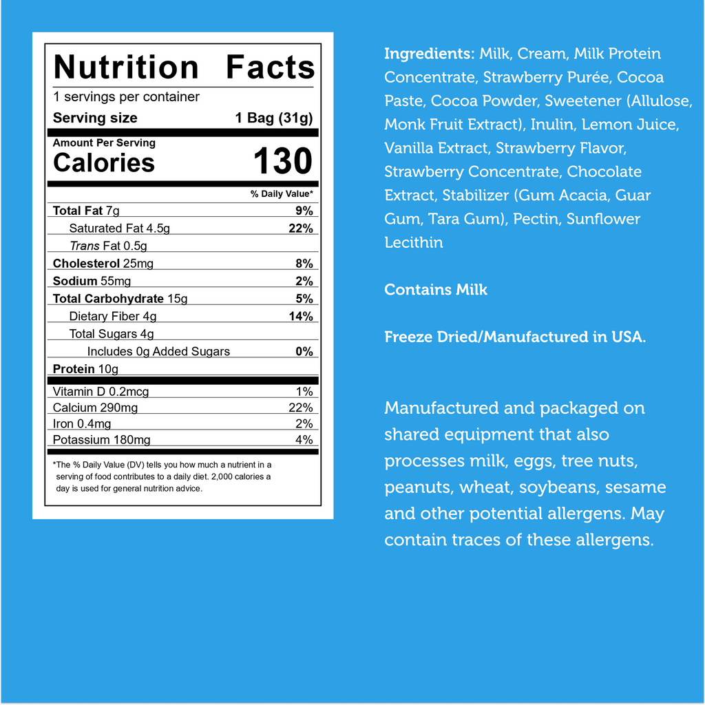 Freeze‑Dried Protein Ice Cream (Zero Added Sugar) — Neapolitan