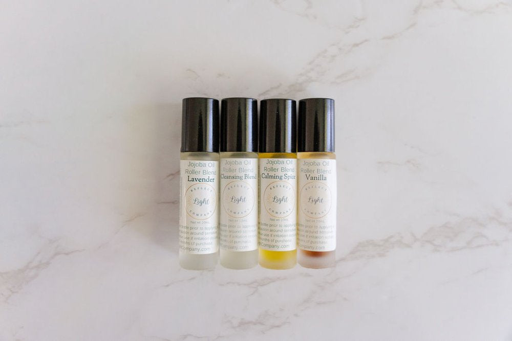 Jojoba Oil Roller | 10 ml | Multiple Scents | Reflect Light Company