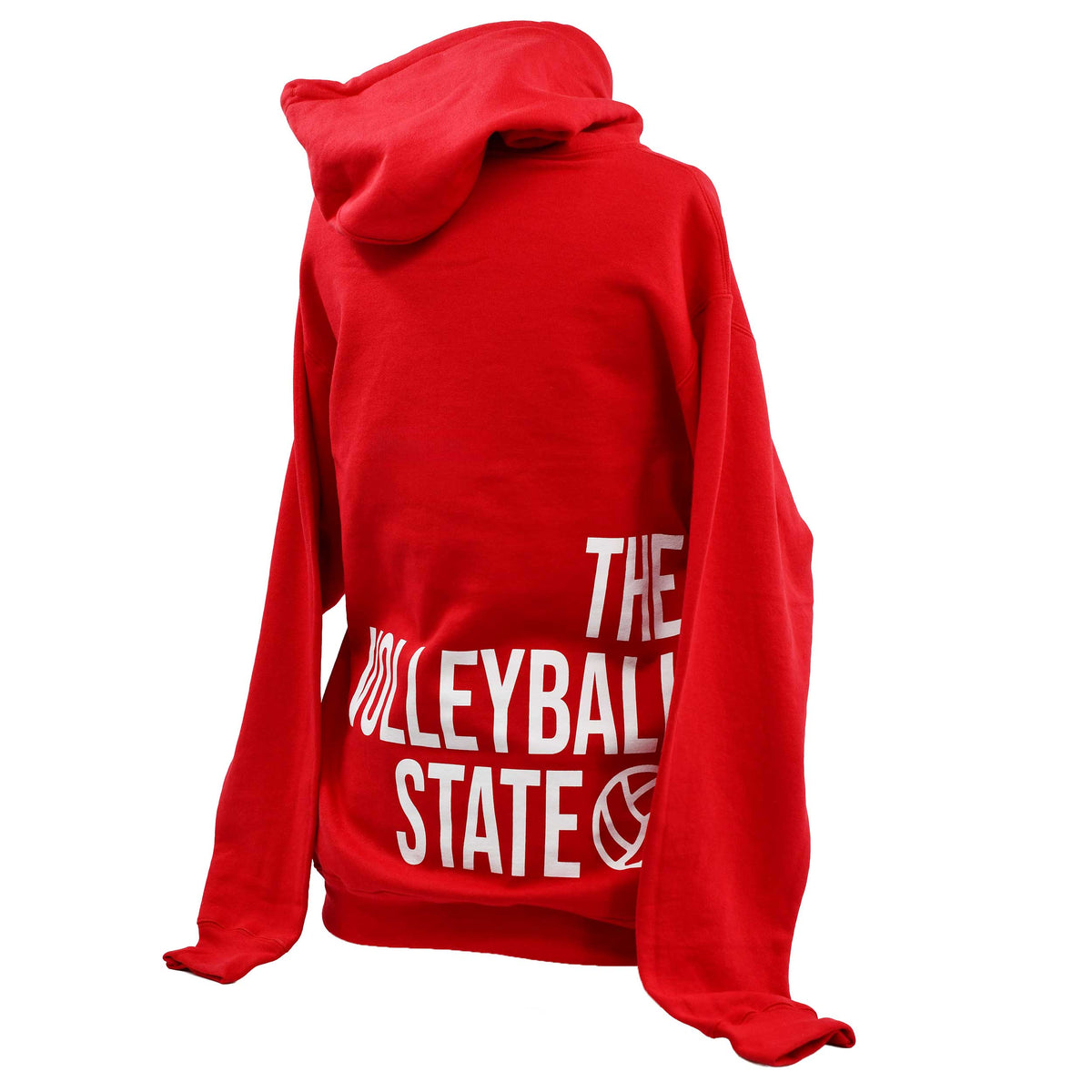 Red Volleyball State Hoodie | Multiple Sizes | Small Town Famous