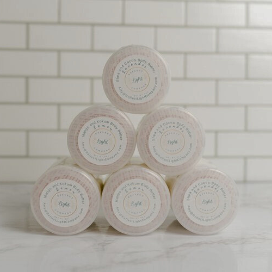 SALE | Natural Shea & Cocoa Body Butter | 4 oz | Multiple Scents | Reflect Light Company
