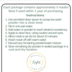 Rose Clay Face Mask | 1 oz | Multiple Blends | Reflect Light Company