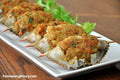 3-4 OZ FROZEN STUFFED SHELLED CRAB DELIGHT WITH OPTION OF SHRIMP ALSO!! 6 PACK