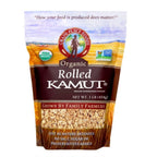 Organic Rolled Kamut Khorasan Wheat | Pack of 6 | 1 lb | Shipping Included | Grain Place Foods