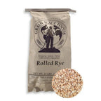 Organic Rolled Rye | Pack of 2 | 25 lb | Non-GMO | Shipping Included | Grain Place Foods