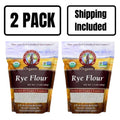 Organic Rye Flour | Pack of 2 |  1.5 lb | Non-GMO | Shipping Included | Grain Place Foods