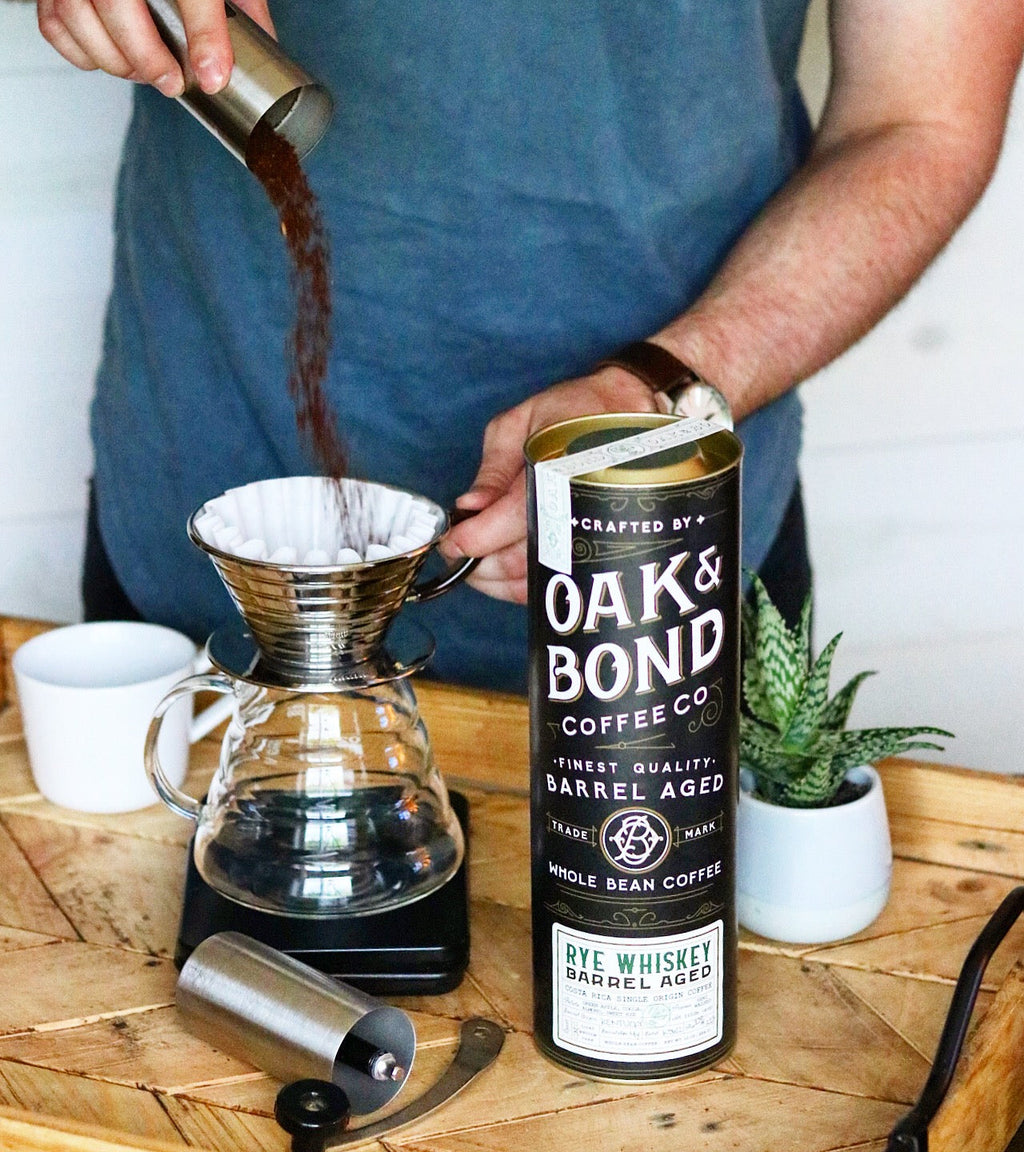 Rye Whiskey Barrel Aged Coffee