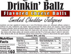 Smoked Cheddar Jalapeno Flavored Cheese Balls