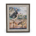 Crane Painting | 15" x 18" | Sheryll Hickman Art