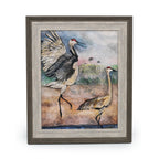 Crane Painting | 15" x 18" | Sheryll Hickman Art