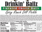 Spicy Ranch Dill Pickle Flavored Cheese Balls