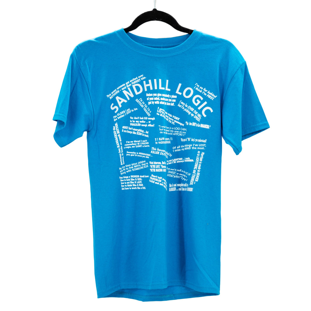Nebraska Sandhill Logic II Shirt | Teal | Multiple Sizes | Sandhills Specialty Gifts and Crafts
