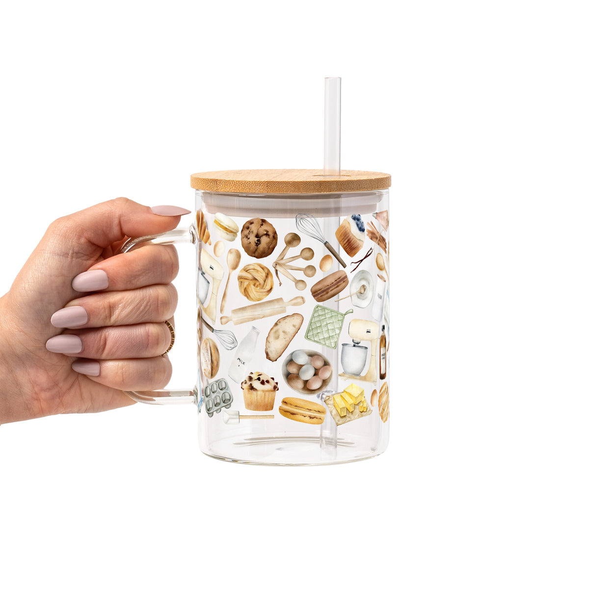 Baking Lover Glass Cups