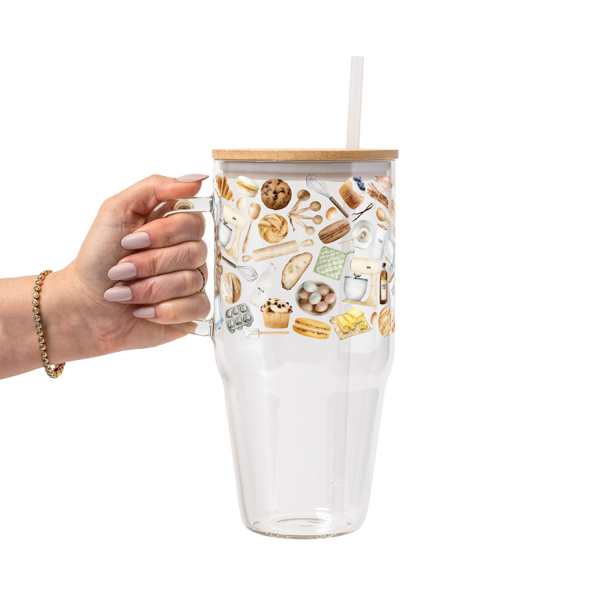 Baking Lover Glass Cups