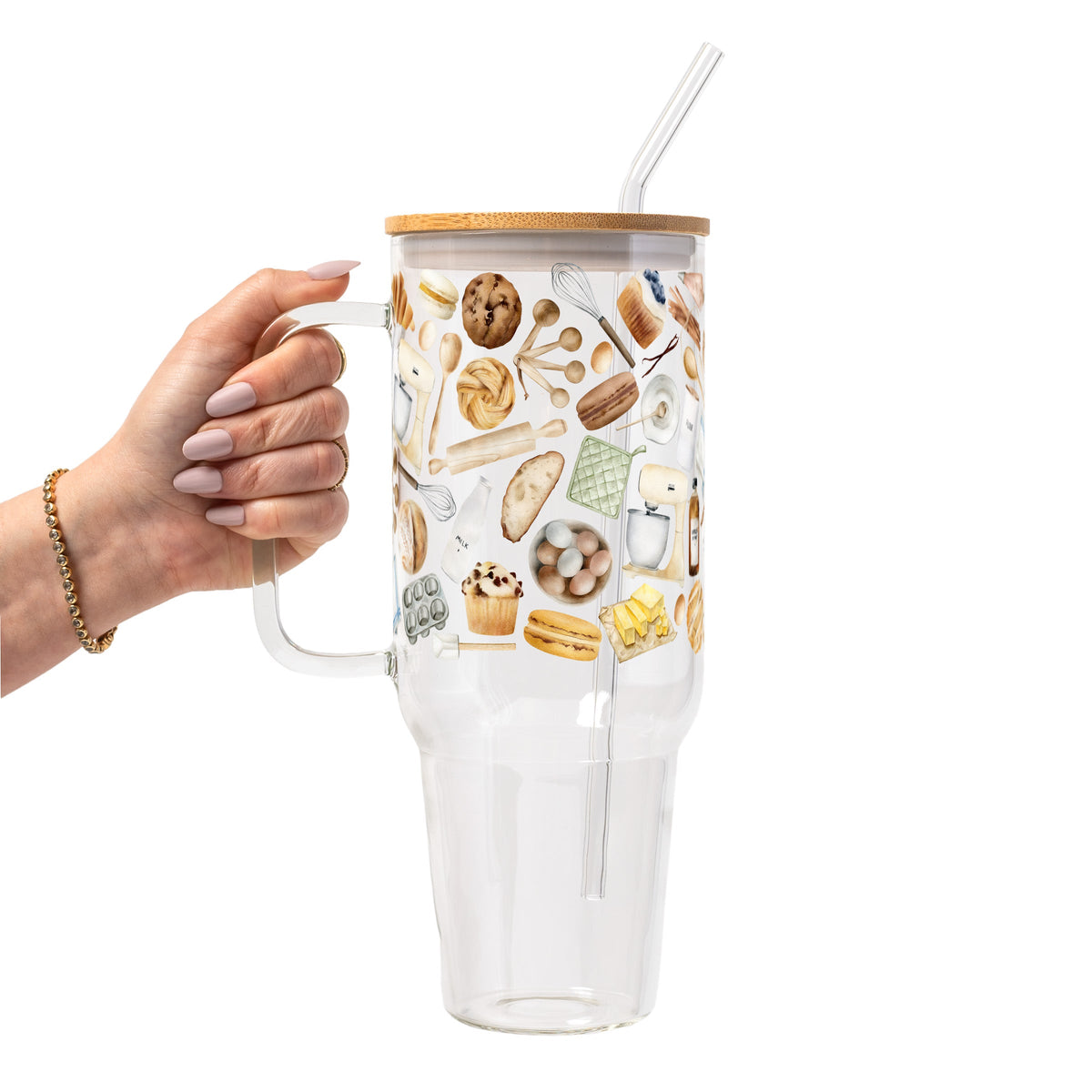 Baking Lover Glass Cups