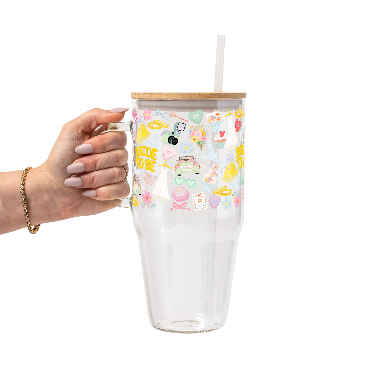 Bride To Be Glass Cups
