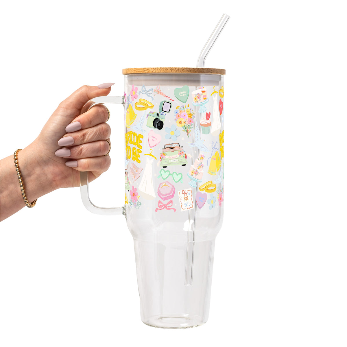 Bride To Be Glass Cups
