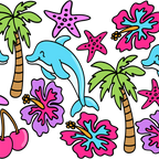 Dolphin Dreams Glass Cups