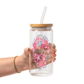 Floral Grandma Glass Cups