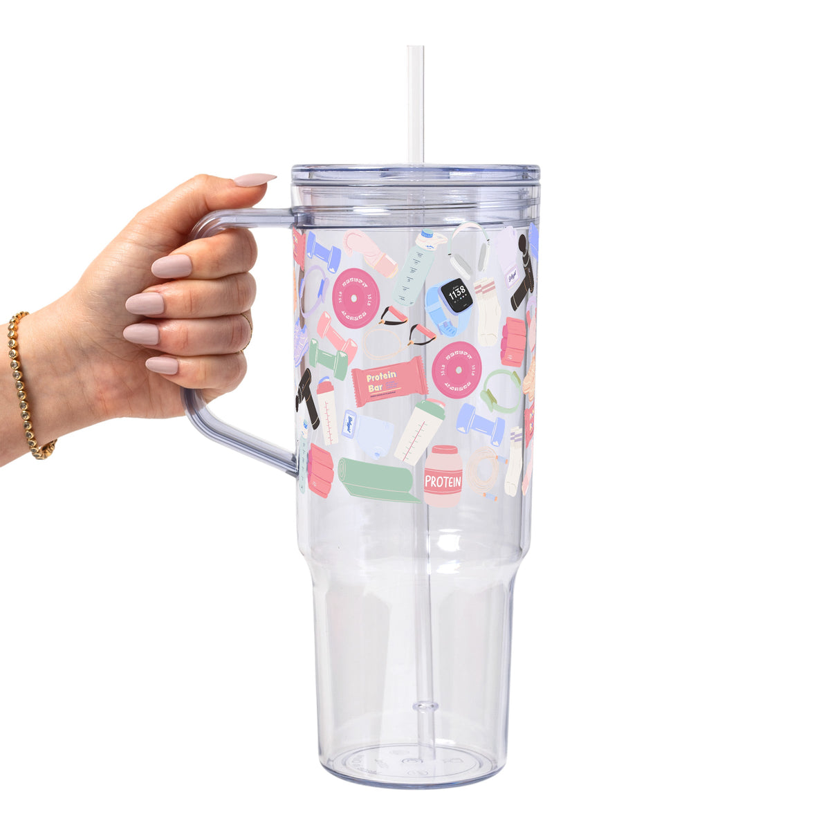 Gym Essentials Glass Cups